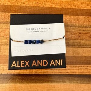 Alex and Ani Sodalite Precious Threads Bracelet